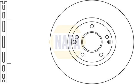 Napa NBD5854 Brake Disc - 1