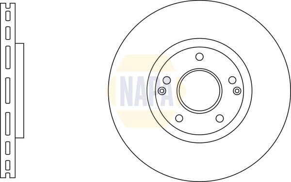 Napa NBD5854 Brake Disc - 1