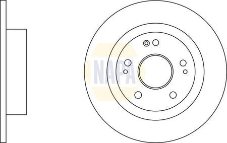Napa NBD5856 Brake Disc - 1