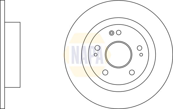 Napa NBD5856 Brake Disc - 1