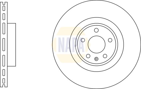 Napa NBD5860 Brake Disc - 1