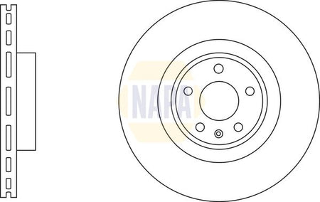 Napa NBD5860 Brake Disc - 1