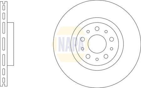 Napa NBD5866 Brake Disc - 1