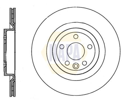 Napa NBD5873 Brake Disc - 1