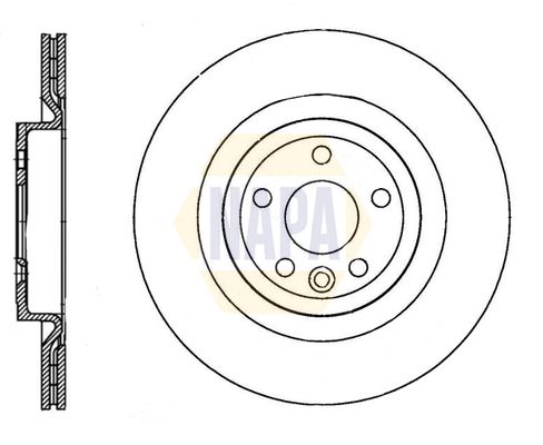 Napa NBD5873 Brake Disc - 1