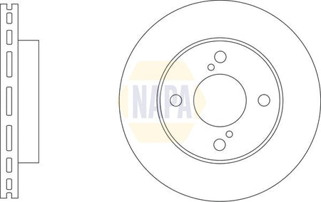 Napa NBD5874 Brake Disc - 1
