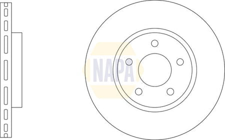Napa NBD5878 Brake Disc - 1