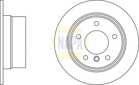 Napa NBD5880 Brake Disc - 1