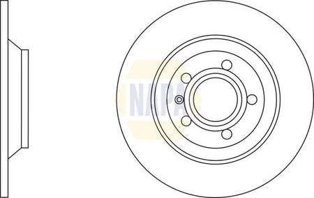 Napa NBD5886 Brake Disc - 1