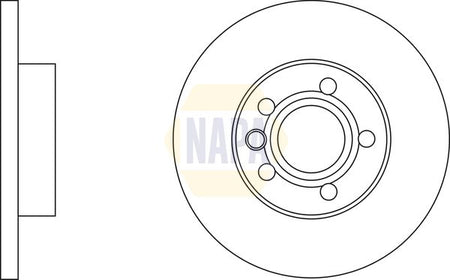 Napa NBD5892 Brake Disc - 1