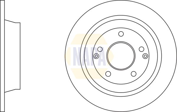 Napa NBD5899 Brake Disc - 1