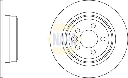 Napa NBD5902 Brake Disc - 1