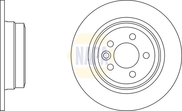 Napa NBD5902 Brake Disc - 1