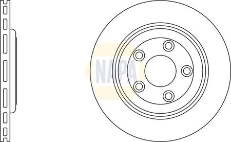 Napa NBD5903 Brake Disc - 1