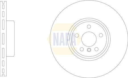 Napa NBD5908 Brake Disc - 1