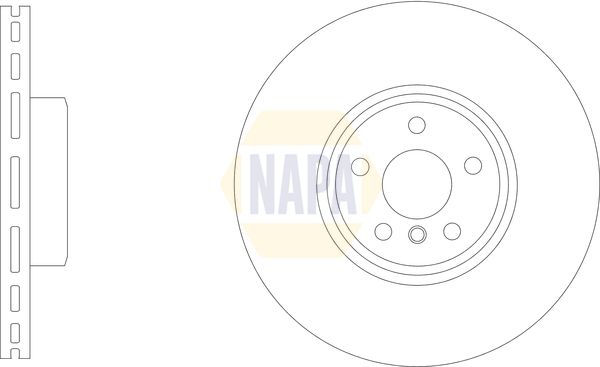Napa NBD5908 Brake Disc - 1