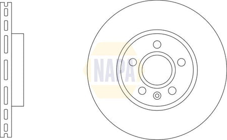 Napa NBD5911 Brake Disc - 1