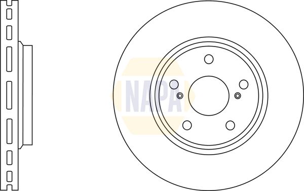 Napa NBD5912 Brake Disc - 1