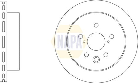 Napa NBD5915 Brake Disc - 1
