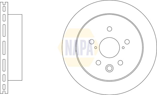 Napa NBD5915 Brake Disc - 1