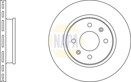 Napa NBD5924 Brake Disc - 1