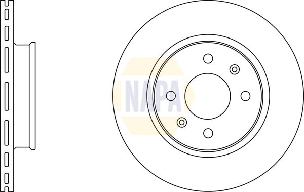 Napa NBD5924 Brake Disc - 1