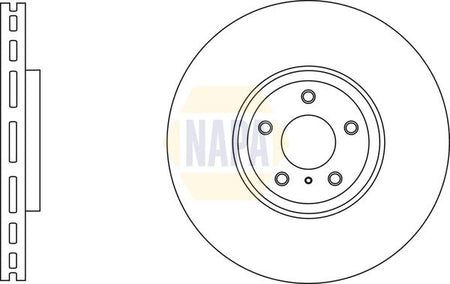 Napa NBD5925 Brake Disc - 1