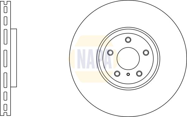 Napa NBD5925 Brake Disc - 1