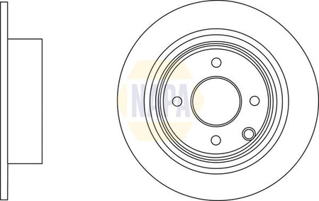 Napa NBD5926 Brake Disc - 1