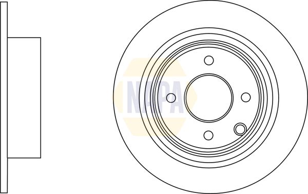 Napa NBD5926 Brake Disc - 1