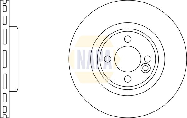 Napa NBD5929 Brake Disc - 1