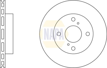 Napa NBD5930 Brake Disc - 1