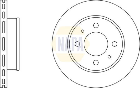 Napa NBD5932 Brake Disc - 1