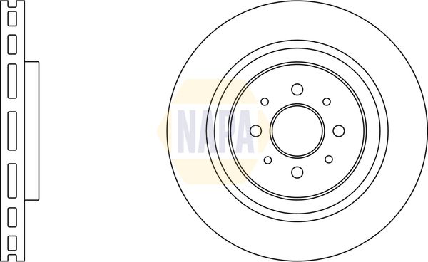 Napa NBD5935 Brake Disc - 1