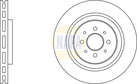 Napa NBD5935 Brake Disc - 1