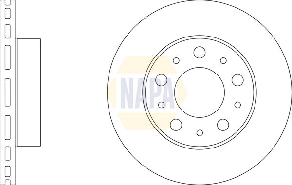 Napa NBD5936 Brake Disc - 1