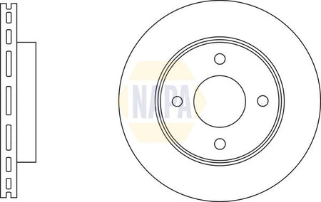 Napa NBD5937 Brake Disc - 1