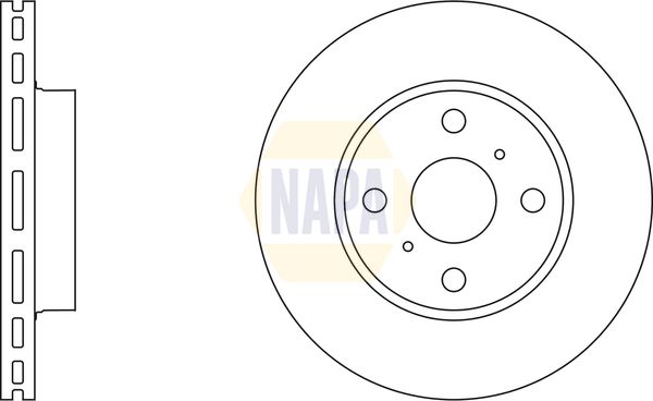 Napa NBD5938 Brake Disc - 1