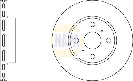 Napa NBD5938 Brake Disc - 1