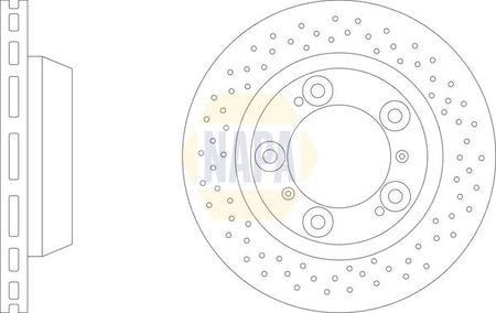 Napa NBD5939 Brake Disc - 1