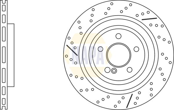 Napa NBD5941 Brake Disc - 1