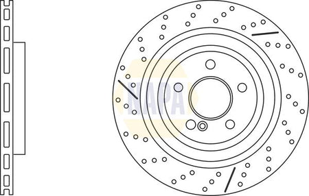 Napa NBD5941 Brake Disc - 1