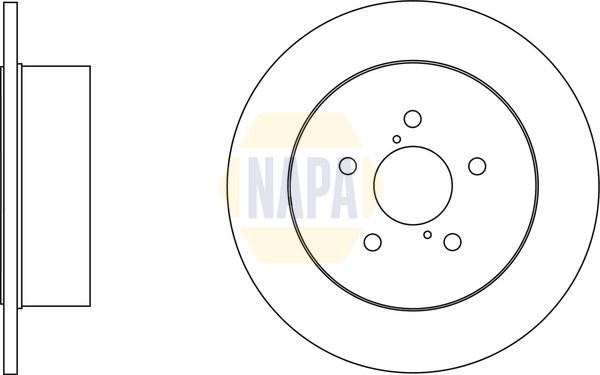 Napa NBD5942 Brake Disc - 1