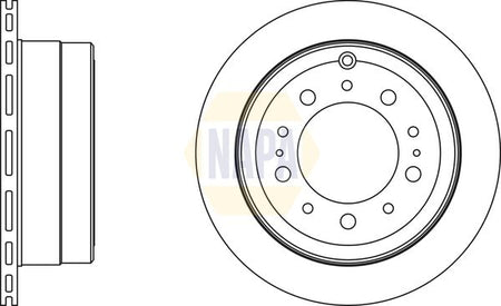 Napa NBD5945 Brake Disc - 1