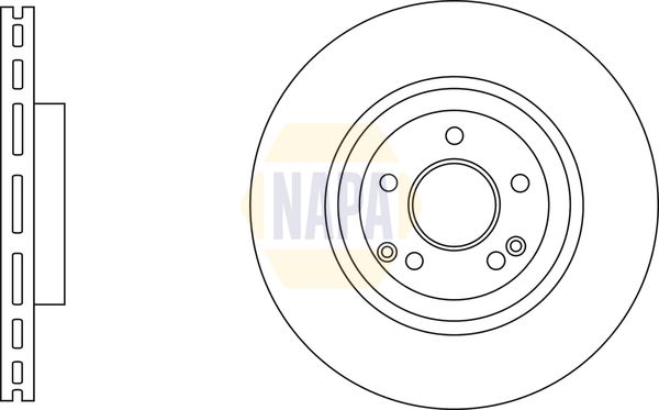 Napa NBD5964 Brake Disc - 1