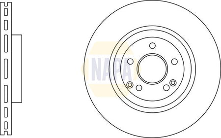 Napa NBD5964 Brake Disc - 1