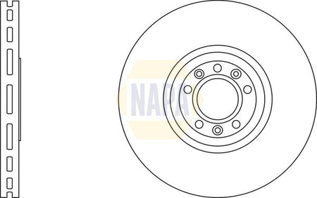 Napa NBD5967 Brake Disc - 1