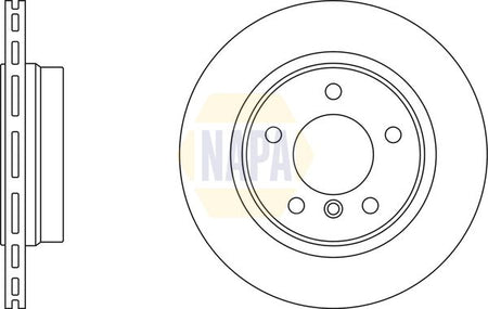 Napa NBD5969 Brake Disc - 1