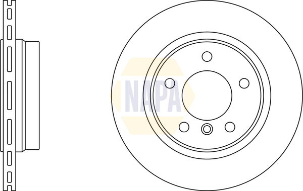 Napa NBD5969 Brake Disc - 1