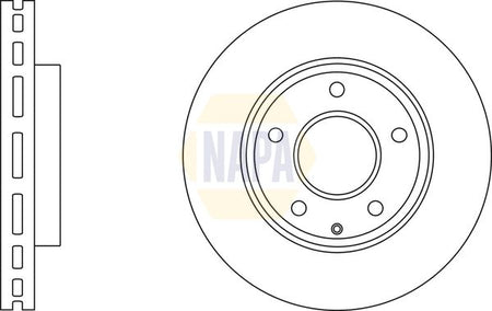 Napa NBD5971 Brake Disc - 1